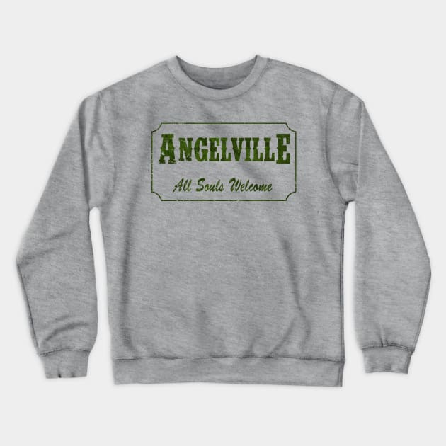 Preacher Angelville Crewneck Sweatshirt by BeyondGraphic